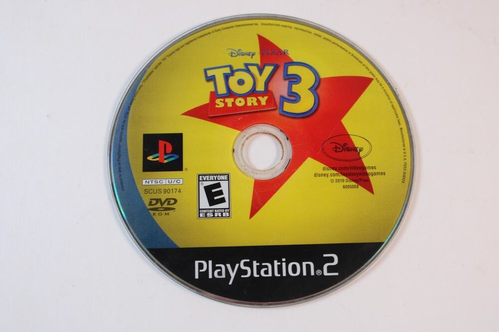 Toy Story 3 (Sony PlayStation 2, 2010, PS2) Disc Only, Tested/Works